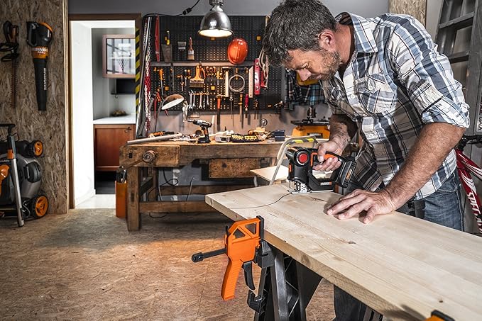 WORX WX550L 20V Power Share Axis Cordless Reciprocating & Jig Saw