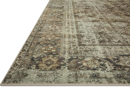 Loloi Magnolia Home by Joanna Gaines Sinclair Collection SIN-01 Pebble/Taupe 7'-6" x 9'-6", .25" Pile Height, Machine Washable, Area Rug