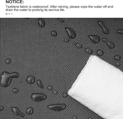 Crestlive Products Chaise Lounge Chair Outdoor Set of 2, Adjustable 5 Positions Pool Lounge Chairs, Metal Tanning Recliner, Outdoor Furniture All Weather for Patio, Beach, Yard, Pool