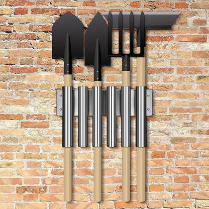 MorningRo Shovel Holder for Truck Garden Tool Holding Rack Tool Box Mount for Rakes Snow Shovels Hoes