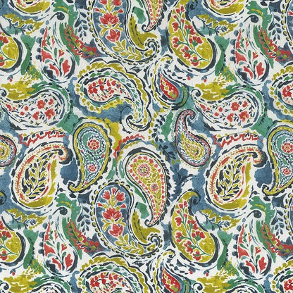 LVTXIII Outdoor Chair Cushions, Water Repellent Patio Furniture Cushions Outdoor Square Chair Pads with Ties for Dining Chairs and Garden Furniture Decoration, 18.5"x16"x2" Set of 4, Paradise Paisley