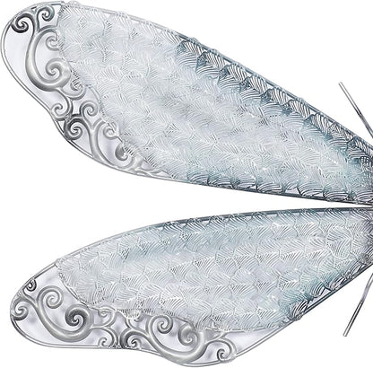 Deco 79 Metal Dragonfly Home Wall Decor Indoor Outdoor Wall Sculpture, Wall Art 25" x 1" x 16", Blue