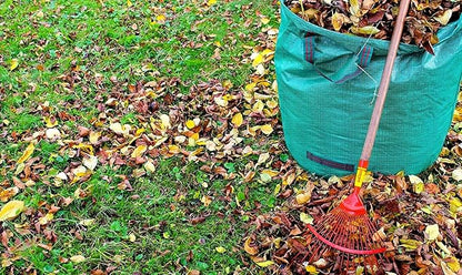 Glorytec 3-Pack 80 Gallons Garden Bag - Extra Large Reusable Leaf Bags - Garden Waste Bags - Collapsible Gardening Containers for Lawn and Yard Waste - 4 Handles