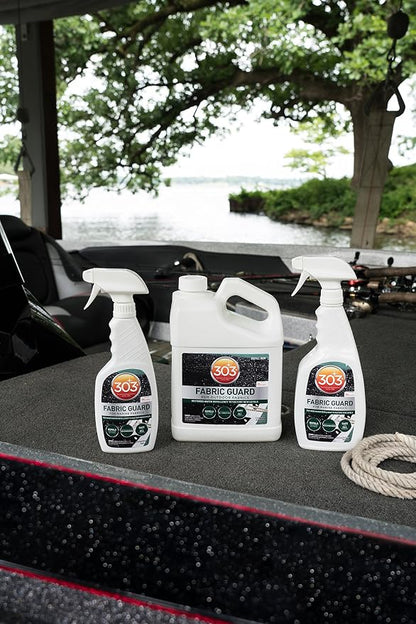 303 Marine Fabric Guard for Boat Covers & Canvas, 16 oz | Restores water and stain resistance on boat covers, canvas, and marine fabrics.