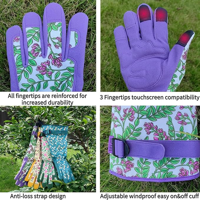 Long Gardening Garden Gloves,Thorn-proof&Puncture Resistance Rose Cactus Gauntlet Glove for Gardener,Gifts