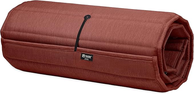 Classic Accessories Storigami Water-Resistant 74 x 23 Inch Chaise Lounge Cushion, Heather Henna, Patio Cushion