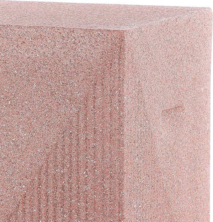 JONATHAN Y TBL1104C Adrian 20.75" Contemporary Minimalist Square Indoor/Outdoor Accent Table Modern, Mid-Century, Art Deco, Contemporary, Patio, Garden, Bathroom, Living Room, Pink Terrazzo Finish