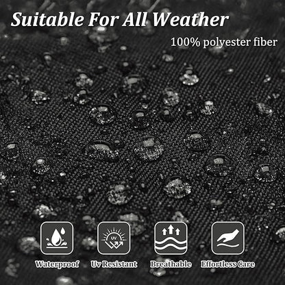 14 Pcs Outdoor Cushion Slipcovers Outdoor Patio Cushion Covers Replacement Waterproof with Zipper for Outdoor Furniture, Patio Sofa Couch 3 Sizes, Covers Only