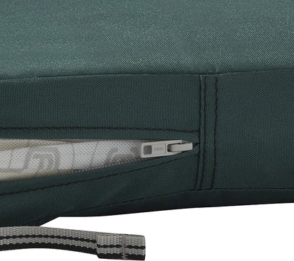 Classic Accessories Ravenna Water-Resistant Patio Chaise Cushion, 80 x 26 x 3 Inch, Mallard Green, Outdoor Seat Cushions