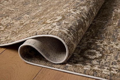 Loloi Haywood Collection HYD-02 Pebble/Charcoal 11'-6" x 15'-7" Area Rug