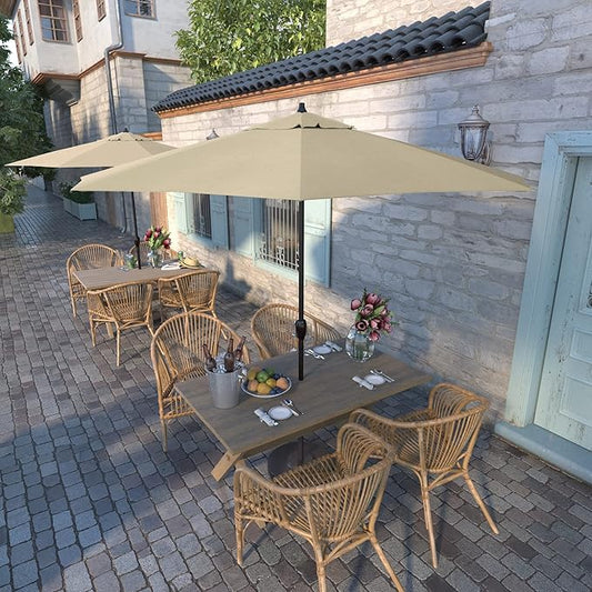 California Umbrella 9' Rd Sunbrella Aluminum Patio Umbrella