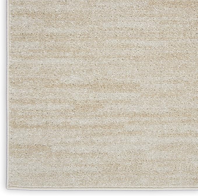 Nourison Home Essentials 2' x 6' Ivory Beige Outdoor Indoor/Outdoor Rug