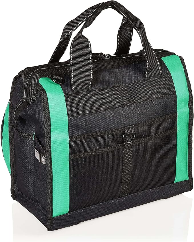 Amazon Basics Tool Sling Bag, Black, 40 Pockets