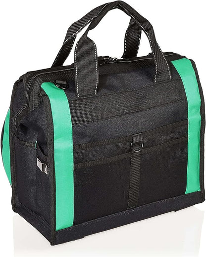 Amazon Basics Tool Sling Bag, Black, 40 Pockets