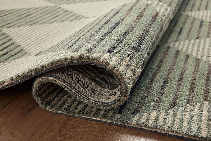 Loloi Chris Loves Julia Francis Collection FRA-01 Spa/Granite 7'-9" x 9'-9" Area Rug