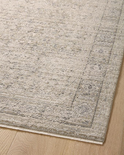 Loloi Amber Lewis Alie Collection ALE-03 Taupe/Dove 2'-3'' x 3'-10'', .13'' Pile Height, Accent Rug