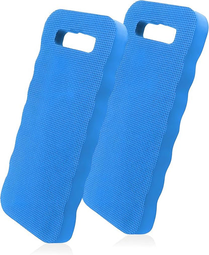 Bexter Foam Garden Kneeling Pads (2-Pack) – Thick, Lightweight Cushion for Gardening, Cleaning, Exercise – 15.75'' x 7'' x 0.68'' – Assorted Colors: Blue, Pink, Yellow, Green
