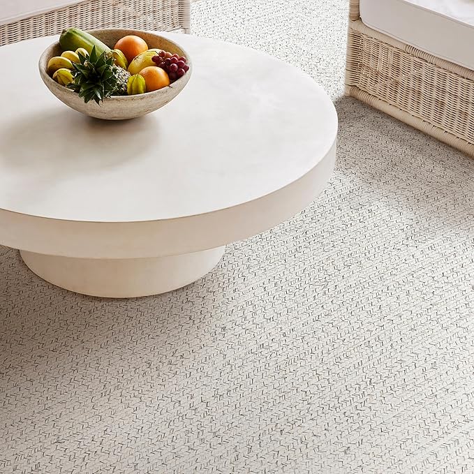nuLOOM 10' x 14' Solid Hand Braided Indoor/Outdoor Area Rug, Pet-Friendly, High Traffic, Weather Resistant, for Patio, Balcony, Bedroom, Living, Dining Room, Wynn Ivory