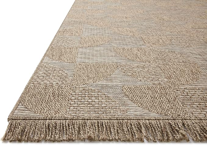 Loloi Dawn Collection Indoor/Outdoor DAW-08 Beige 5'-1" x 7'-7" Area Rug