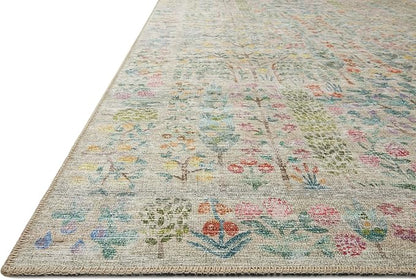 Loloi Rifle Paper Co. Maison Collection MAO-07 Khaki 2'-6" x 12'-0", .19" Pile Height, Runner Rug