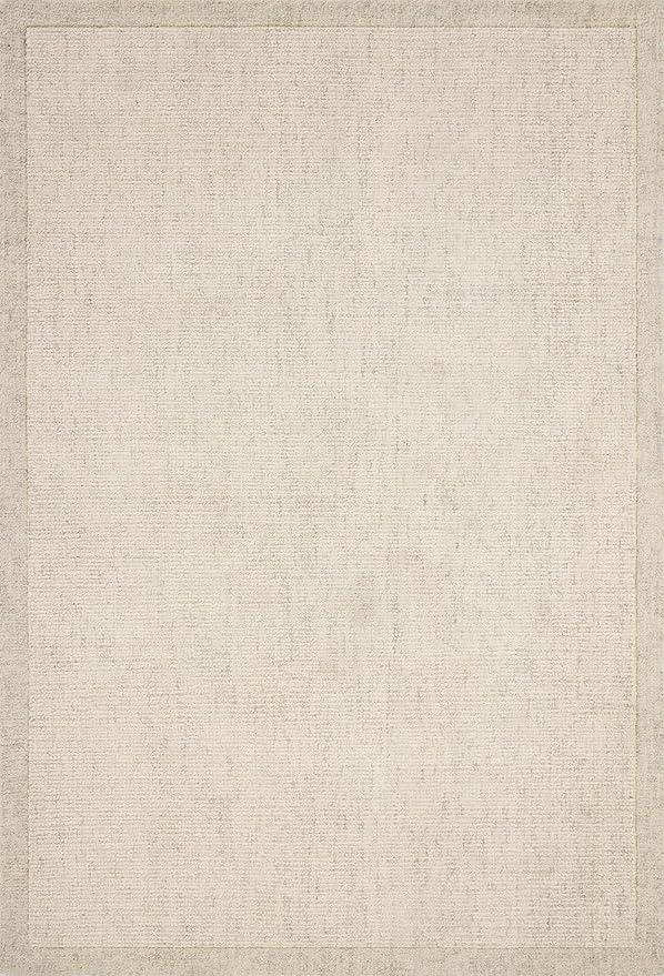 Loloi Magnolia Home by Joanna Gaines Henley Collection HNY-01 Ivory/Smoke 8'-6" x 11'-6" Area Rug