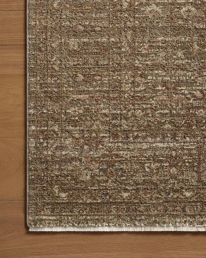 Loloi Haywood Collection HYD-01 Sage/Brown 2'-3" x 3'-11" Accent Rug