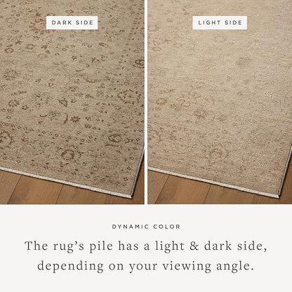Loloi Haywood Collection HYD-02 Sand/Natural 11'-6" x 15'-7" Area Rug