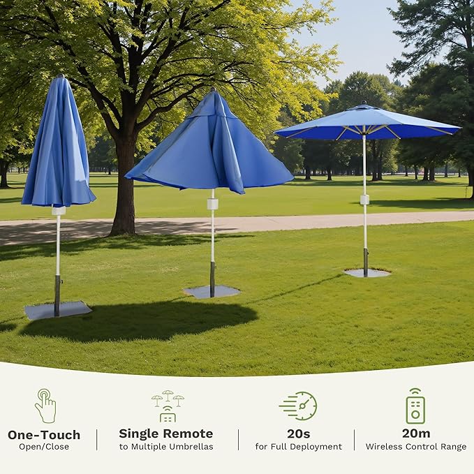 Patiowell Motorized Patio Umbrella