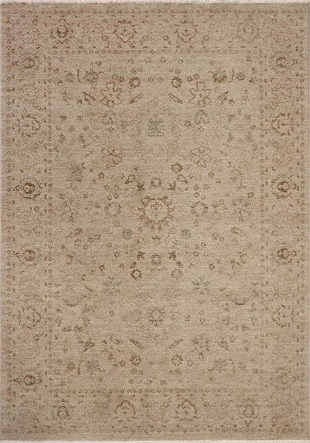 Loloi Haywood Collection HYD-02 Sand/Natural 2'-7" x 8'-0" Runner Rug
