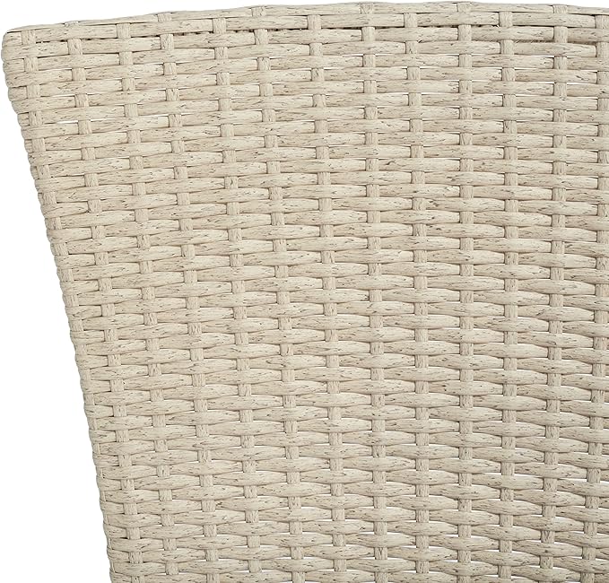 SAFAVIEH Outdoor Collection Edna Beige/White Cushion 3-Piece Lounge Set with Table (PAT7719B)