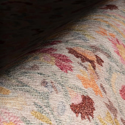 Dash & Albert INES Multi Machine Washable Rug, 3 X 5 Feet, Multicolored/Yellow Floral Pattern