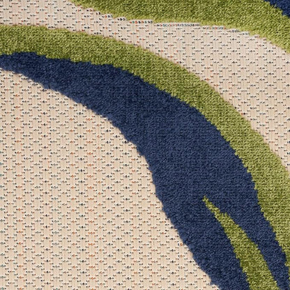 Nourison Aloha 8' x 11' Multicolor Fabric Contemporary Area Rug (8' x 11')