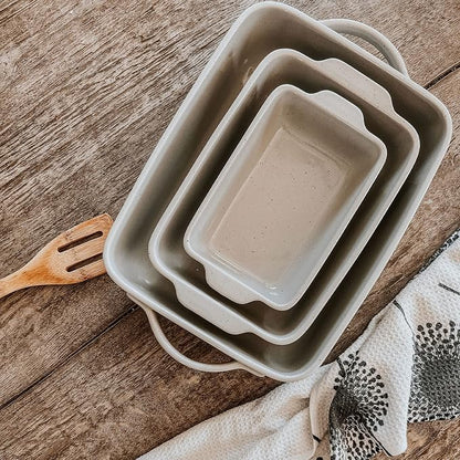 Mora 9x13in Deep Porcelain Baking Dish - Oven to Table, Freezer Safe