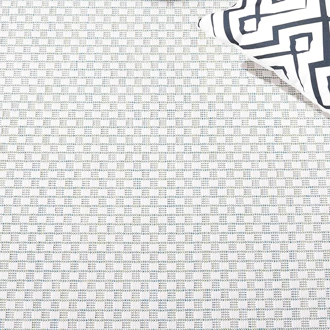SAFAVIEH Washable Rug Outdoor Courtyard Collection - 2'3" x 6'7" Runner, Ivory & Green, Non-Shedding & Easy Cleaning, Ideal for Patio, Entryway, Mudroom, Hallway, Kitchen (CY8475-55712)