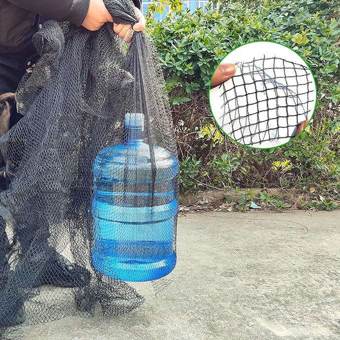 Bird Netting 30X30 FT, 1/2" Mesh, Strong Woven Garden Netting for Plants, Fruit Trees, Blueberry Bushes, Vegetables, Strawberry Protection, Against Bird, Deer, Squirres, Poultry, Small Animals