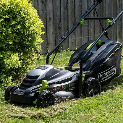 American Lawn Mower Company 50514 14" 11-Amp Corded Electric Lawn Mower, Black