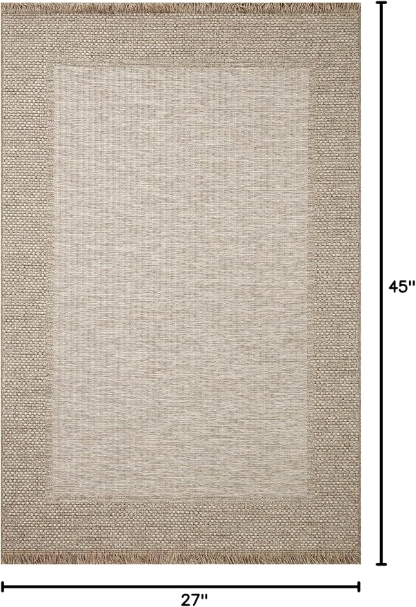 Loloi Dawn Collection Indoor/Outdoor DAW-06 Russet 2'-3" x 3'-9" Accent Rug