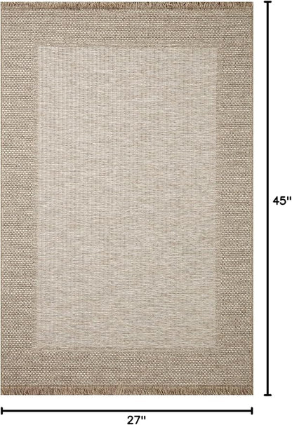 Loloi Dawn Collection Indoor/Outdoor DAW-06 Russet 2'-3" x 3'-9" Accent Rug