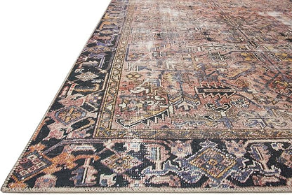 Loloi Chris Loves Julia Jules Collection JUL-02 Terracotta/Multi 2'-0'' x 5'-0'', .13" Pile Height, Accent Rug