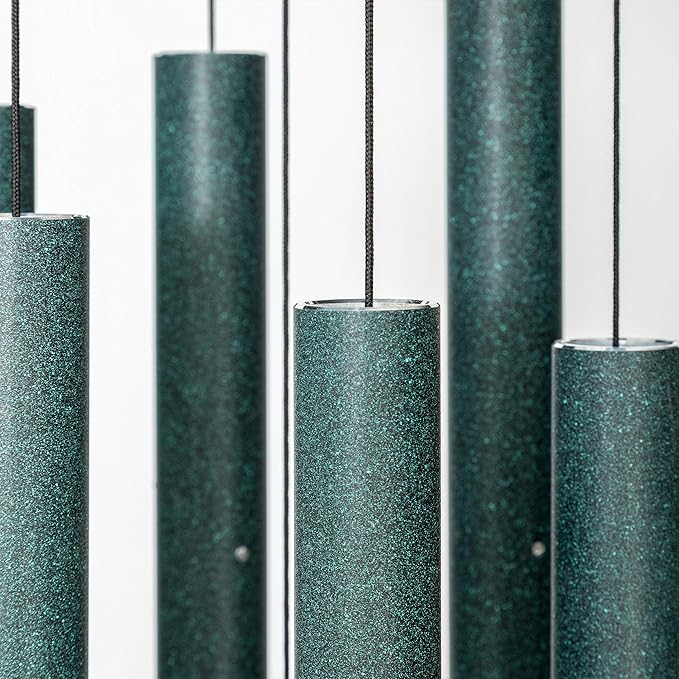 Corinthian Bells by Wind River – 44 inch Green Wind Chime for Patio, Backyard, Garden, and Outdoor Decor (Aluminum Chime) Made in The USA