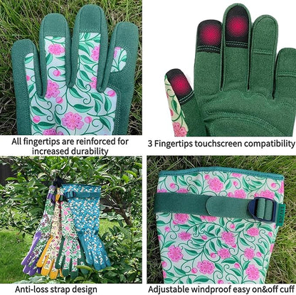 Long Gardening Garden Gloves,Thorn-proof&Puncture Resistance Rose Cactus Gauntlet Glove for Gardener,Gifts