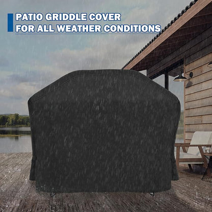 Grill Cover for Electactic 3-Burner Propane Gas Grill with Side Burner, Griddle Cover for Electactic G31PRO 48in Outdoor BBQ Grill