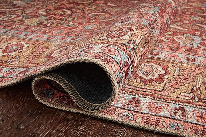 Loloi Loren Collection LQ-06 Red/Multi 8'-4" x 11'-6" Area Rug