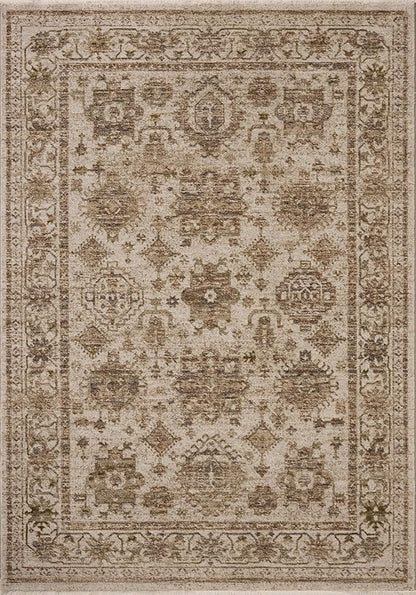 Loloi Haywood Collection HYD-04 Ivory/Taupe 2'-7" x 8'-0" Runner Rug