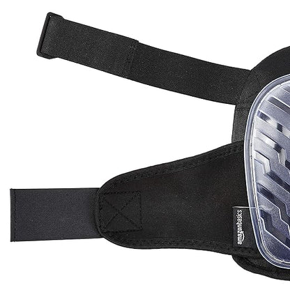 Amazon Basics Professional Gel Cushion Knee Pads - 1 Pair, Clear