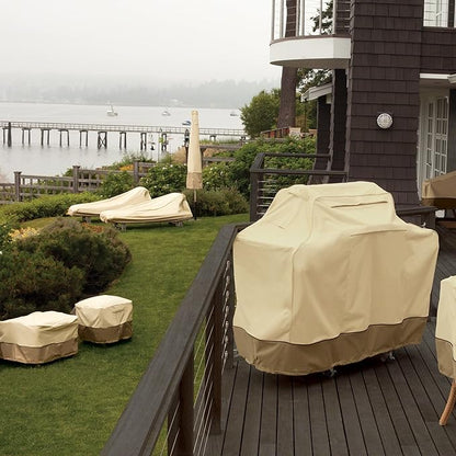 Classic Accessories Veranda Water-Resistant 26 Inch Patio Bar Chair & Stool Cover, 4-Pack, Patio Furniture Covers