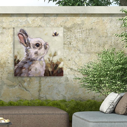 Outdoor Canvas Art - Andrea Lavery 'Hello There' Wall Art for Outdoor Spaces, Patios, or Gardens by Trademark Fine Art