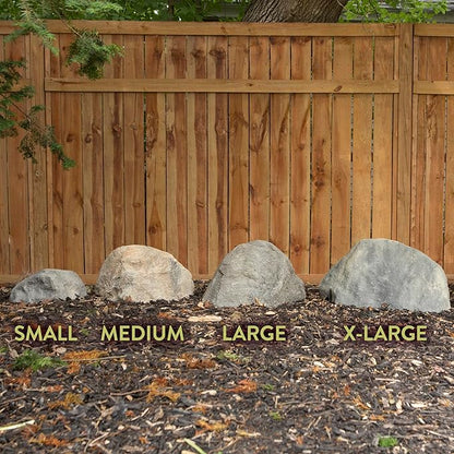 Deckorators 17 inches x 10-1/2 inches x 8 inches Gray Small Landscape Rock