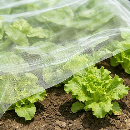 Garden Netting Pest Barrier 10x16FT Ultra Fine Insect Netting for Garden Raised Beds, Plant Net Mesh Cover for Garden Protection, Bird Bug Net, Greenhouse Row Cover Nets for Vegetables Fruits Flowers