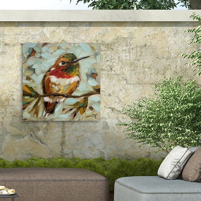 Outdoor Canvas Art - Andrea Lavery 'Take a Rest' Wall Art for Outdoor Spaces, Patios, or Gardens by Trademark Fine Art